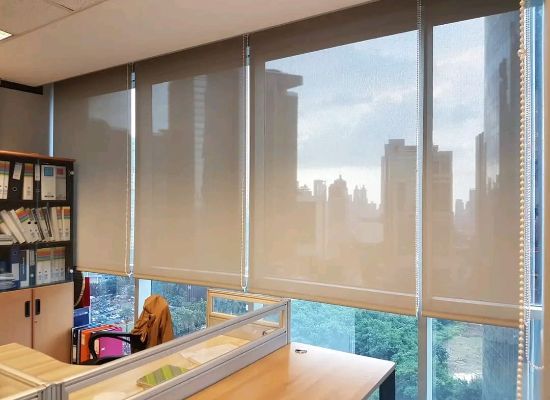 Jual Roller Blind Solar Screen Sharp Point di Surabaya Harga Terrmurah